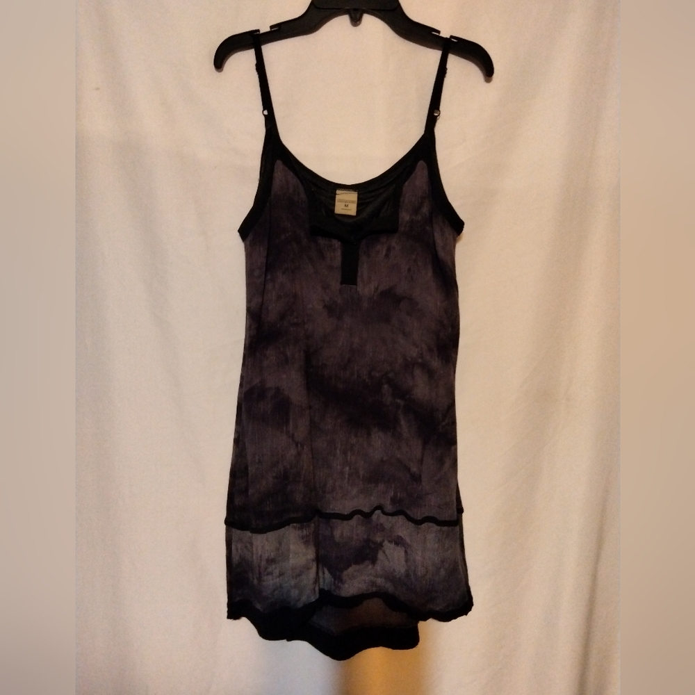 *2/$10*Oh concept collection size medium "going out" grey and black tie dye tank